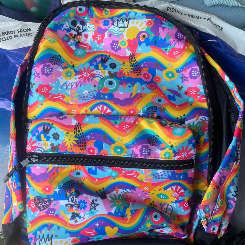 Disney Pink and Yellow Bag Vibrant Accessories